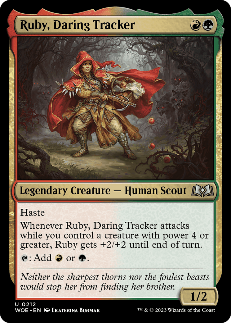 Ruby, Daring Tracker [Wilds of Eldraine] | Rook's Games and More