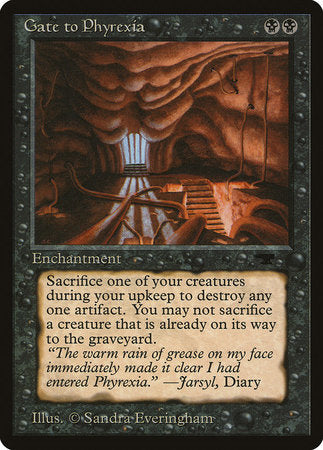 Gate to Phyrexia [Antiquities] | Rook's Games and More