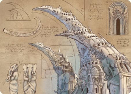 Ivory Tower Art Card [The Brothers' War Art Series] | Rook's Games and More