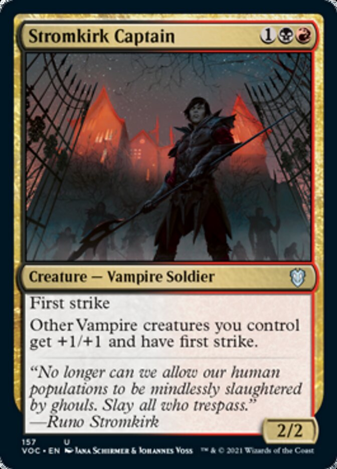 Stromkirk Captain [Innistrad: Crimson Vow Commander] | Rook's Games and More