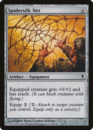 Spidersilk Net [Zendikar] | Rook's Games and More