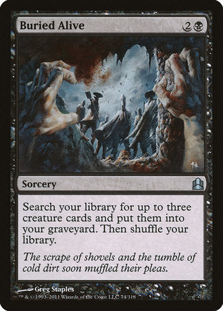 Buried Alive [Commander 2011] | Rook's Games and More
