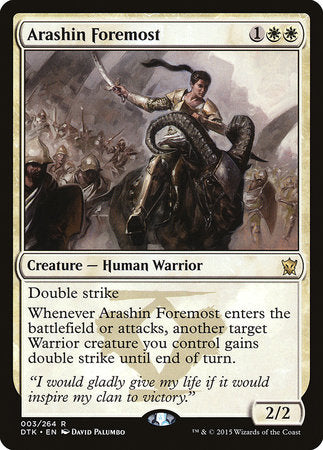 Arashin Foremost [Dragons of Tarkir] | Rook's Games and More