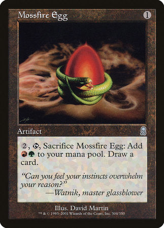 Mossfire Egg [Odyssey] | Rook's Games and More