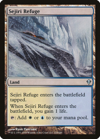 Sejiri Refuge [Zendikar] | Rook's Games and More