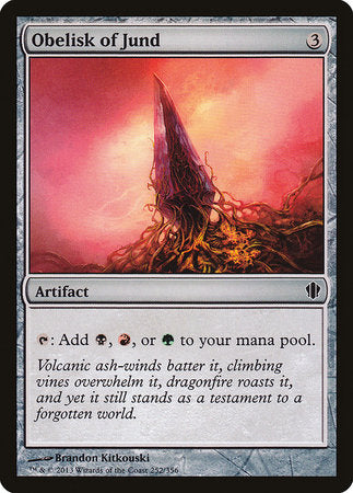 Obelisk of Jund [Commander 2013] | Rook's Games and More