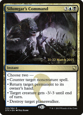 Silumgar's Command [Dragons of Tarkir Promos] | Rook's Games and More