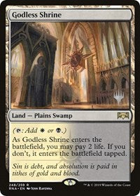 Godless Shrine [Promo Pack: Throne of Eldraine] | Rook's Games and More