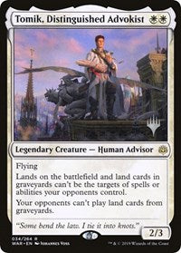 Tomik, Distinguished Advokist [Promo Pack: Throne of Eldraine] | Rook's Games and More