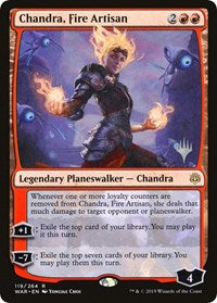 Chandra, Fire Artisan [Promo Pack: Throne of Eldraine] | Rook's Games and More