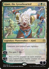 Ajani, the Greathearted [Promo Pack: Throne of Eldraine] | Rook's Games and More