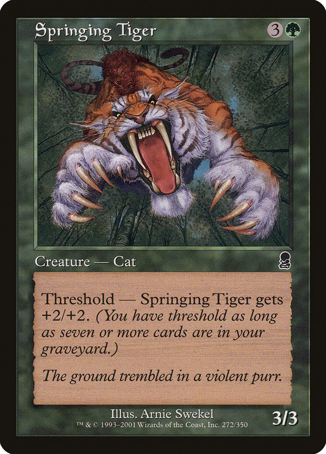 Springing Tiger [Odyssey] | Rook's Games and More