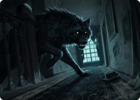 Primal Adversary Art Card [Innistrad: Midnight Hunt Art Series] | Rook's Games and More