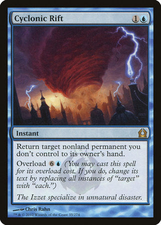 Cyclonic Rift [Return to Ravnica] | Rook's Games and More