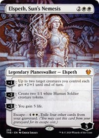 Elspeth, Sun's Nemesis (Borderless) [Theros Beyond Death] | Rook's Games and More