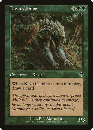 Kavu Climber [Invasion] | Rook's Games and More