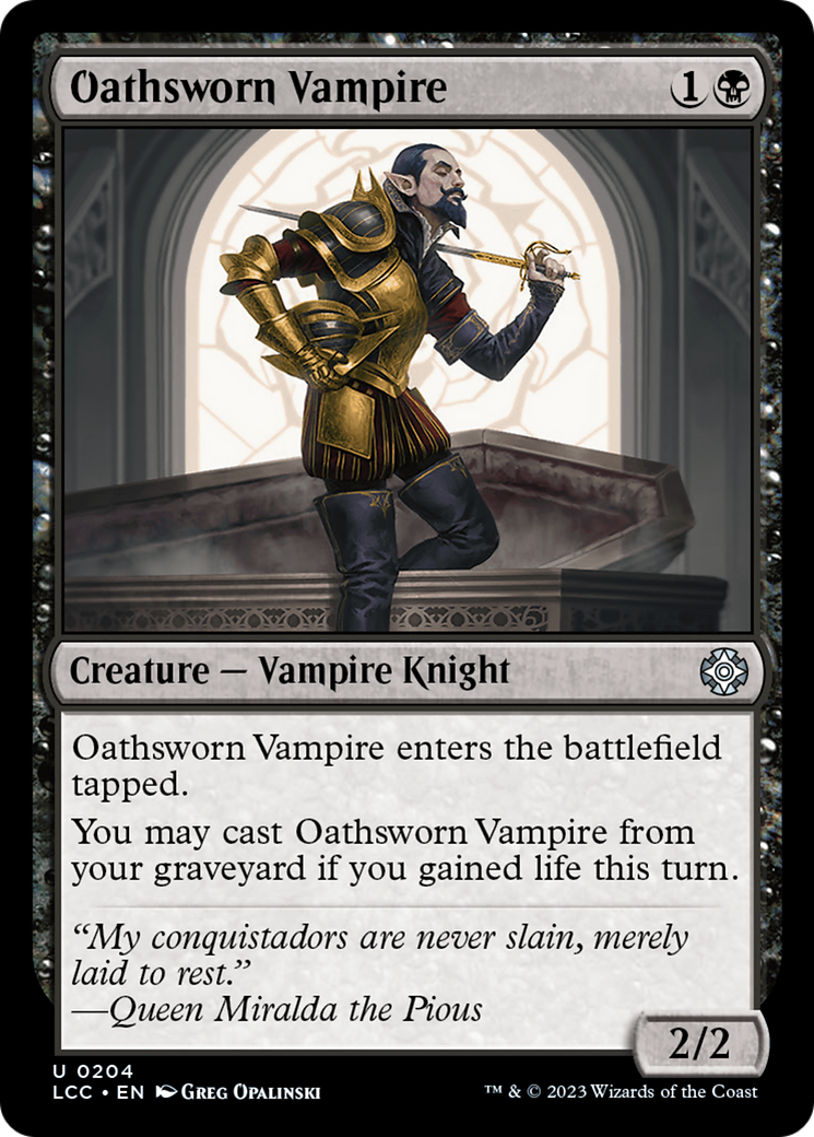 Oathsworn Vampire [The Lost Caverns of Ixalan Commander] | Rook's Games and More