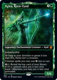 Nylea, Keen-Eyed (Showcase) [Theros Beyond Death] | Rook's Games and More