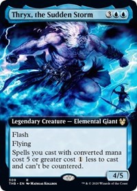 Thryx, the Sudden Storm (Extended Art) [Theros Beyond Death] | Rook's Games and More