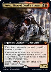 Kroxa, Titan of Death's Hunger (Extended Art) [Theros Beyond Death] | Rook's Games and More
