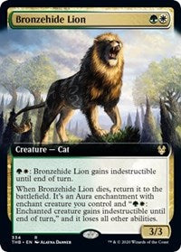 Bronzehide Lion (Extended Art) [Theros Beyond Death] | Rook's Games and More