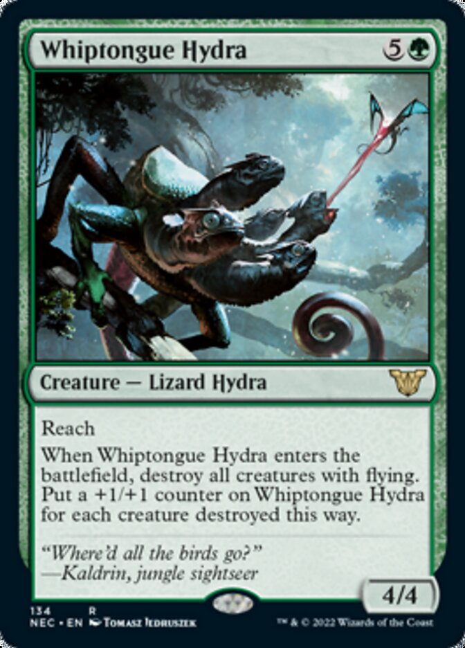 Whiptongue Hydra [Kamigawa: Neon Dynasty Commander] | Rook's Games and More