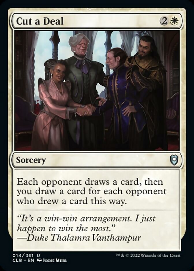 Cut a Deal [Commander Legends: Battle for Baldur's Gate] | Rook's Games and More