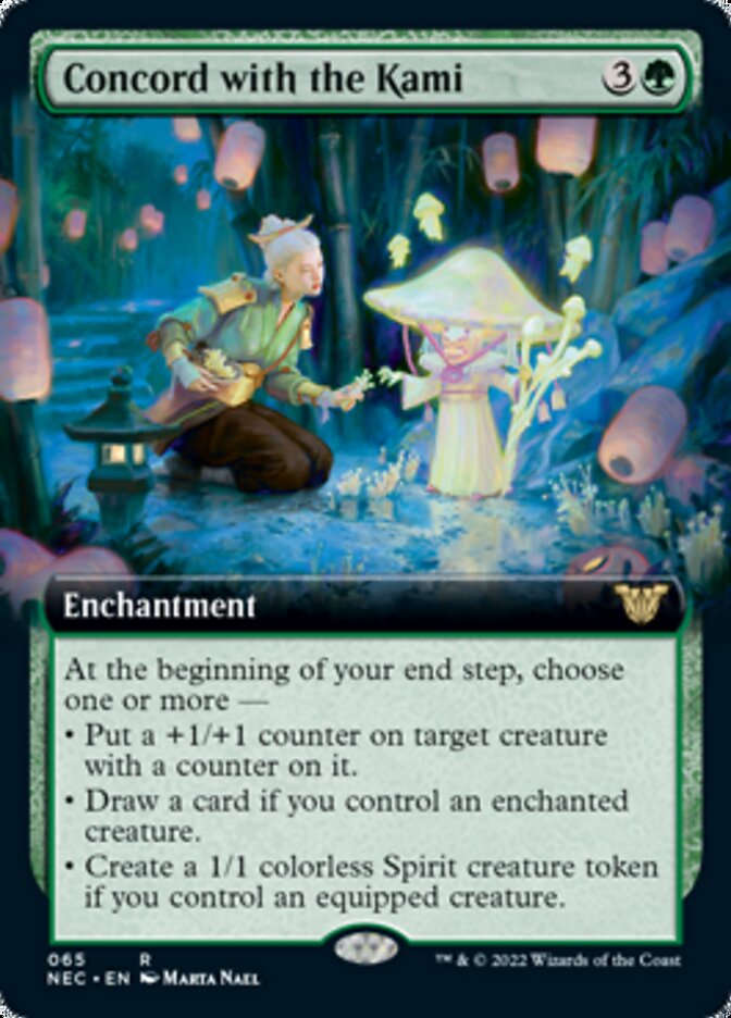 Concord with the Kami (Extended) [Kamigawa: Neon Dynasty Commander] | Rook's Games and More