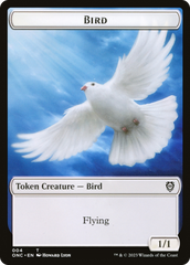 Bird // Cat Double-Sided Token [Phyrexia: All Will Be One Commander Tokens] | Rook's Games and More