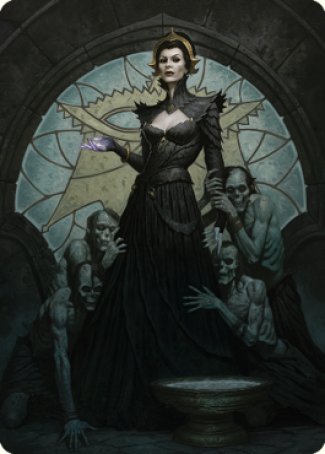 Liliana of the Veil Art Card [Dominaria United Art Series] | Rook's Games and More