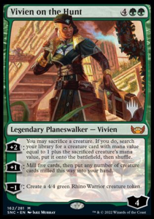 Vivien on the Hunt (Promo Pack) [Streets of New Capenna Promos] | Rook's Games and More