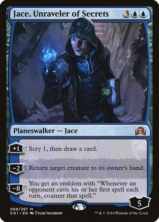 Jace, Unraveler of Secrets [Shadows over Innistrad] | Rook's Games and More