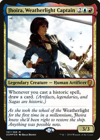 Jhoira, Weatherlight Captain [Dominaria Promos] | Rook's Games and More