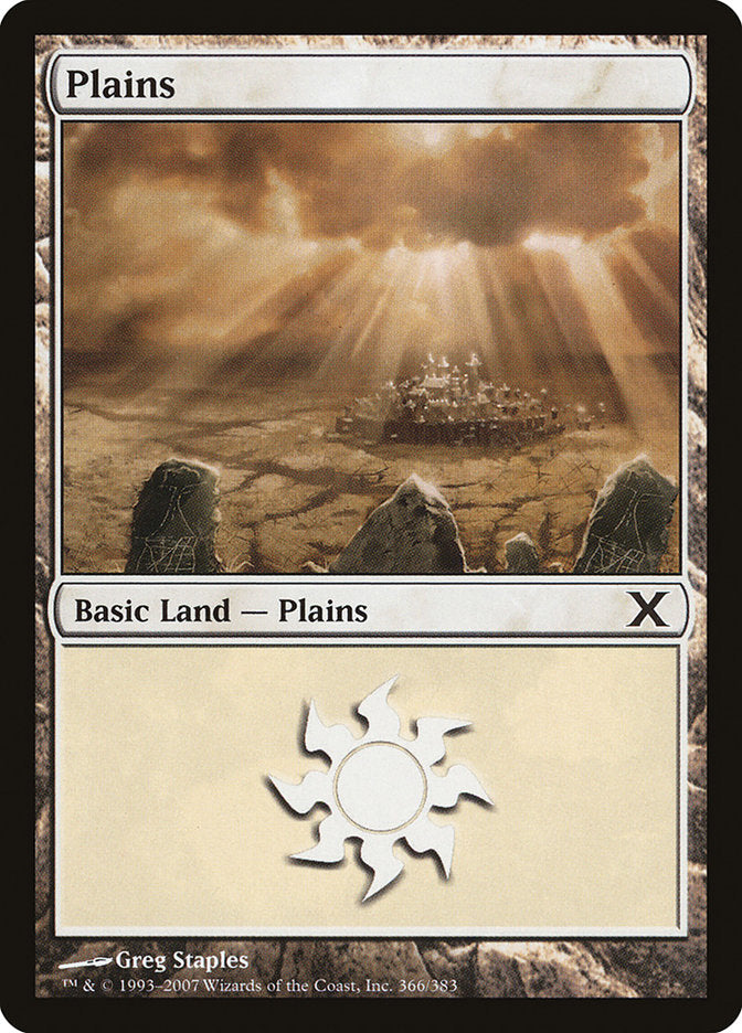 Plains (366) [Tenth Edition] | Rook's Games and More