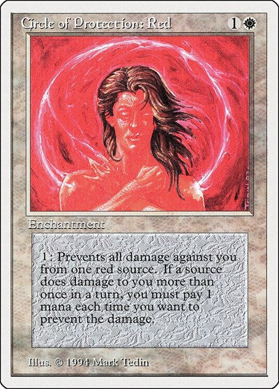 Circle of Protection: Red [Summer Magic / Edgar] | Rook's Games and More