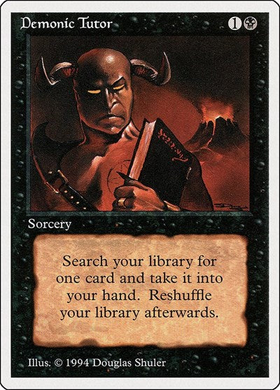 Demonic Tutor [Summer Magic / Edgar] | Rook's Games and More