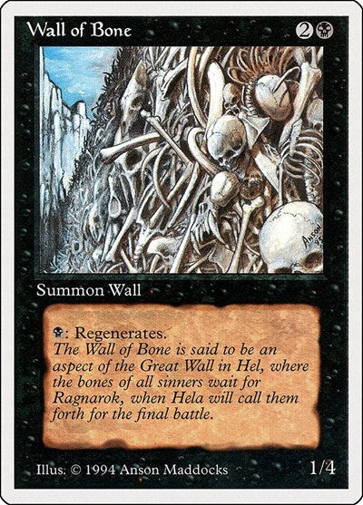 Wall of Bone [Summer Magic / Edgar] | Rook's Games and More