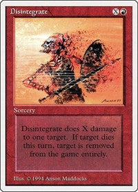 Disintegrate [Summer Magic / Edgar] | Rook's Games and More