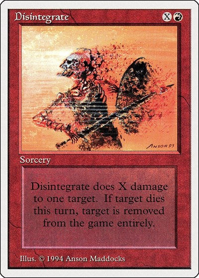 Disintegrate [Summer Magic / Edgar] | Rook's Games and More