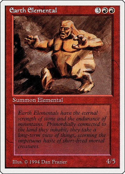Earth Elemental [Summer Magic / Edgar] | Rook's Games and More