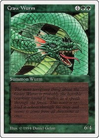 Craw Wurm [Summer Magic / Edgar] | Rook's Games and More