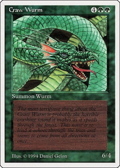 Craw Wurm [Summer Magic / Edgar] | Rook's Games and More