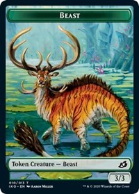 Beast Token [Ikoria: Lair of Behemoths] | Rook's Games and More