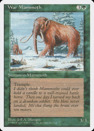 War Mammoth [Fourth Edition] | Rook's Games and More