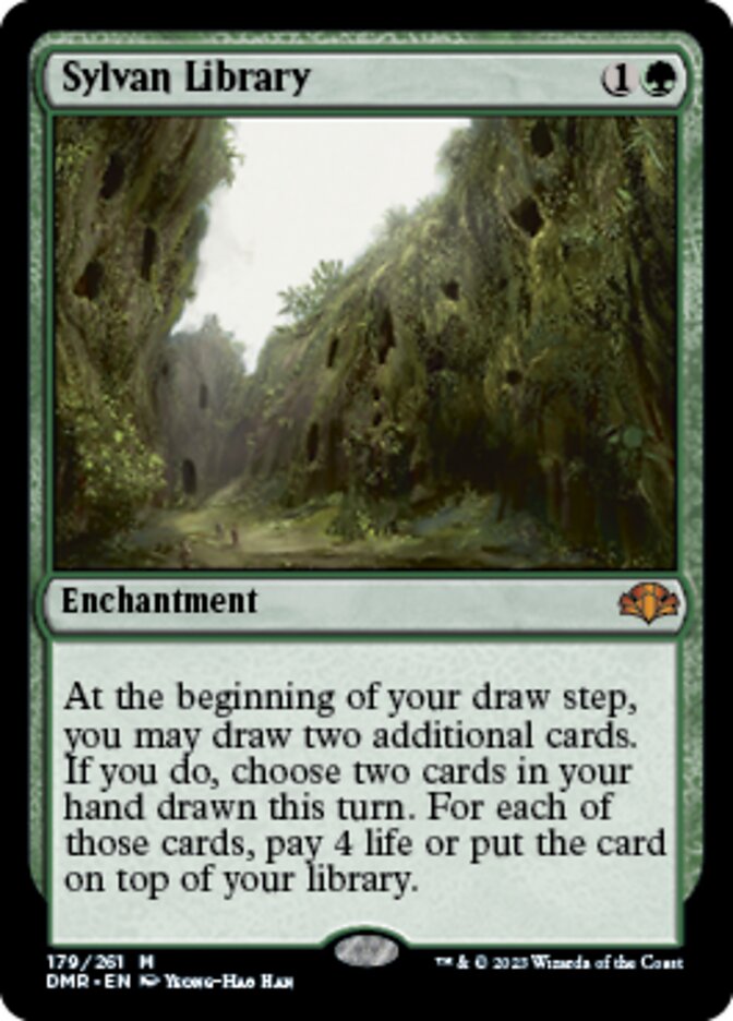 Sylvan Library [Dominaria Remastered] | Rook's Games and More