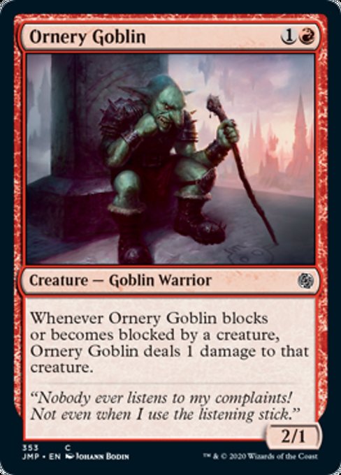 Ornery Goblin [Jumpstart] | Rook's Games and More
