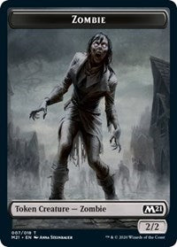 Zombie Token [Core Set 2021] | Rook's Games and More
