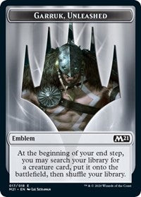 Emblem - Garruk, Unleashed [Core Set 2021] | Rook's Games and More