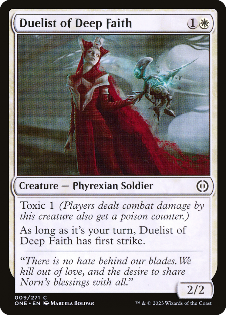 Duelist of Deep Faith [Phyrexia: All Will Be One] | Rook's Games and More