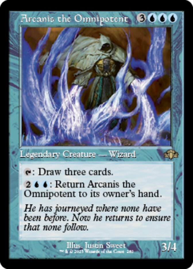 Arcanis the Omnipotent (Retro) [Dominaria Remastered] | Rook's Games and More